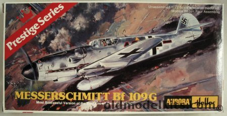 Aurora-Heller 1/72 Messerschmitt Bf-109G - 2 Russian Front and JG52 Barkhorn (301 victories) or JG3 Wolf-Dietrich Wilcke (162 victories), 6602 plastic model kit
